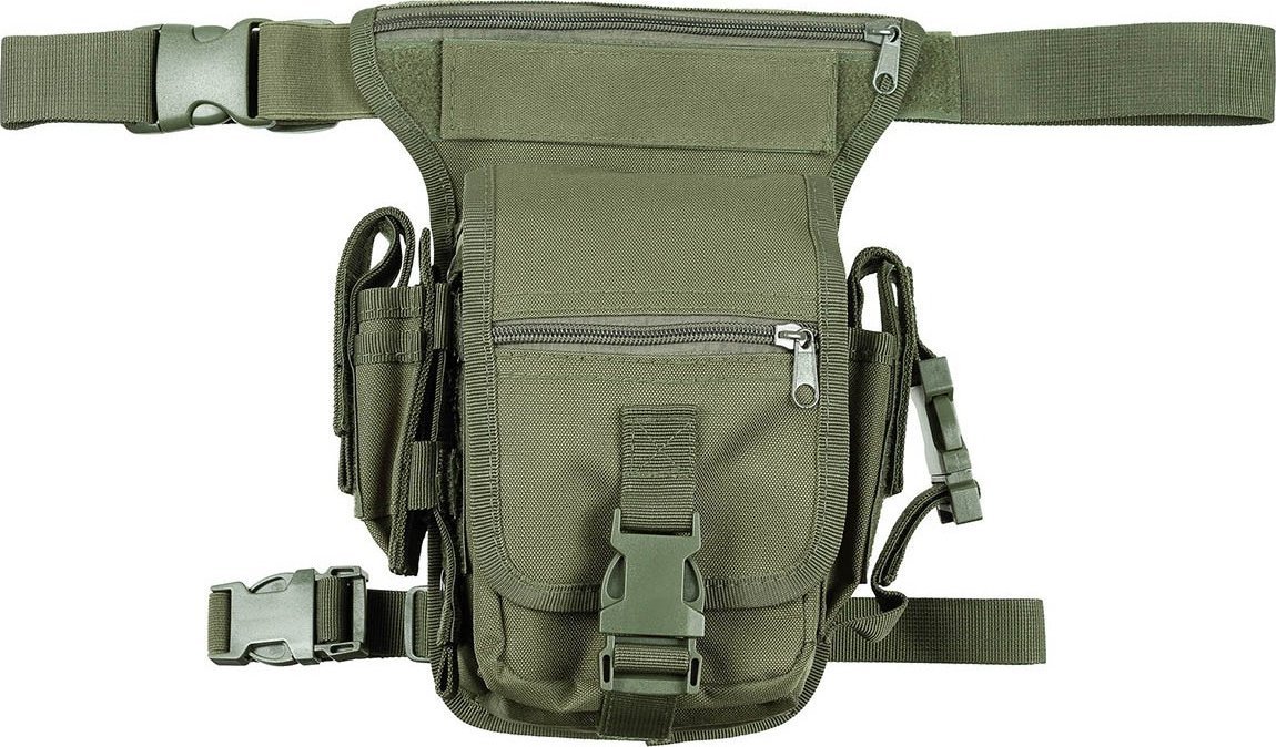 MFH Torba biodrowa z pasem na udo oliwkowa