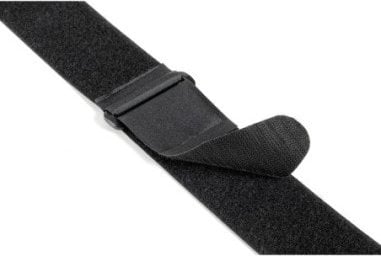 Velcro VELCRO Regulowany pasek na ramię z zapięciem na rzep, bardzo szeroki, rzep 50 mm x 92 cm x 1 Czarny