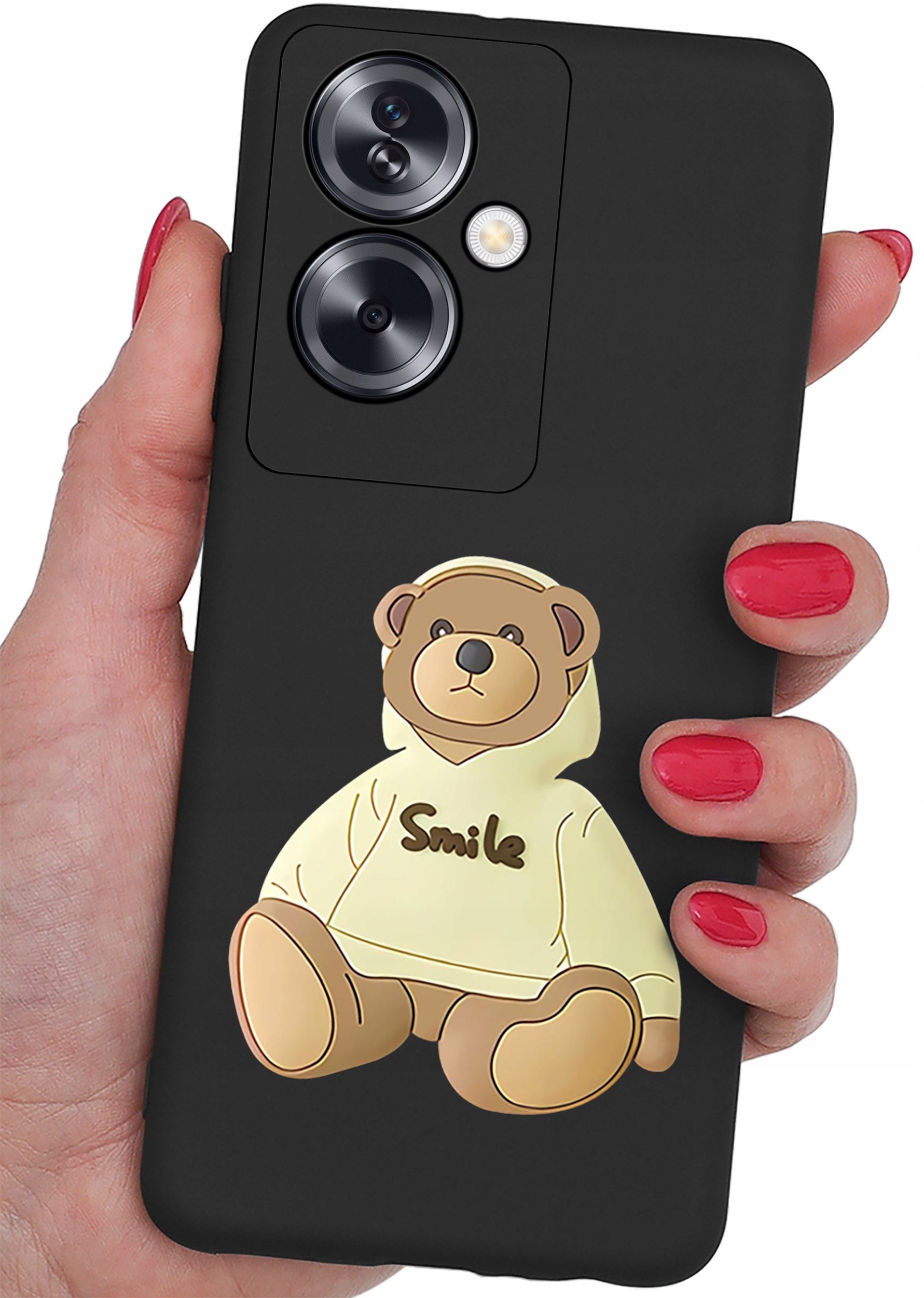 ETUI do Oppo A79 5G CASE WZORY SOFT MATT PLECKI + SZKŁO OCHRONNE 9H