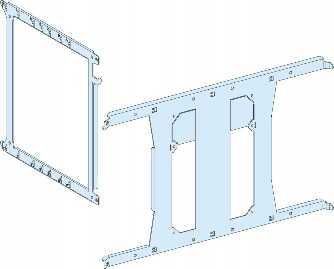 Schneider Electric Płyta montażowa pozioma na stałe NS1600 z dźwignią/uchwytem obrotowym 4P LVS03480
