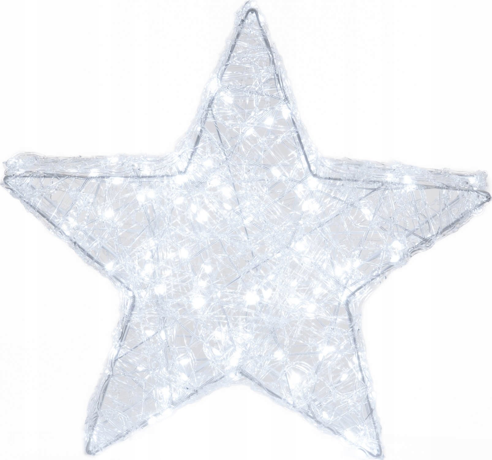 Dekoracja świąteczna Fééric Lights and Christmas Świecąca dekoracja świąteczna, gwiazda, 50 cm