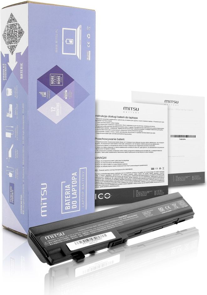 Bateria Mitsu do HP 510, 530, 4400 mAh, 10.8V (BC/HP-510)
