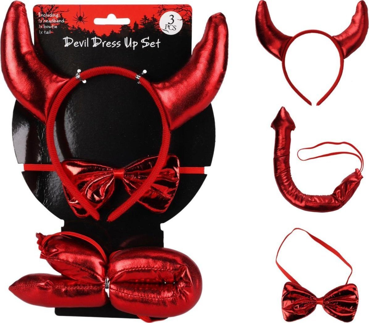 Christmas decoration ZESTAW DIABEŁEK NA HALLOWEEN