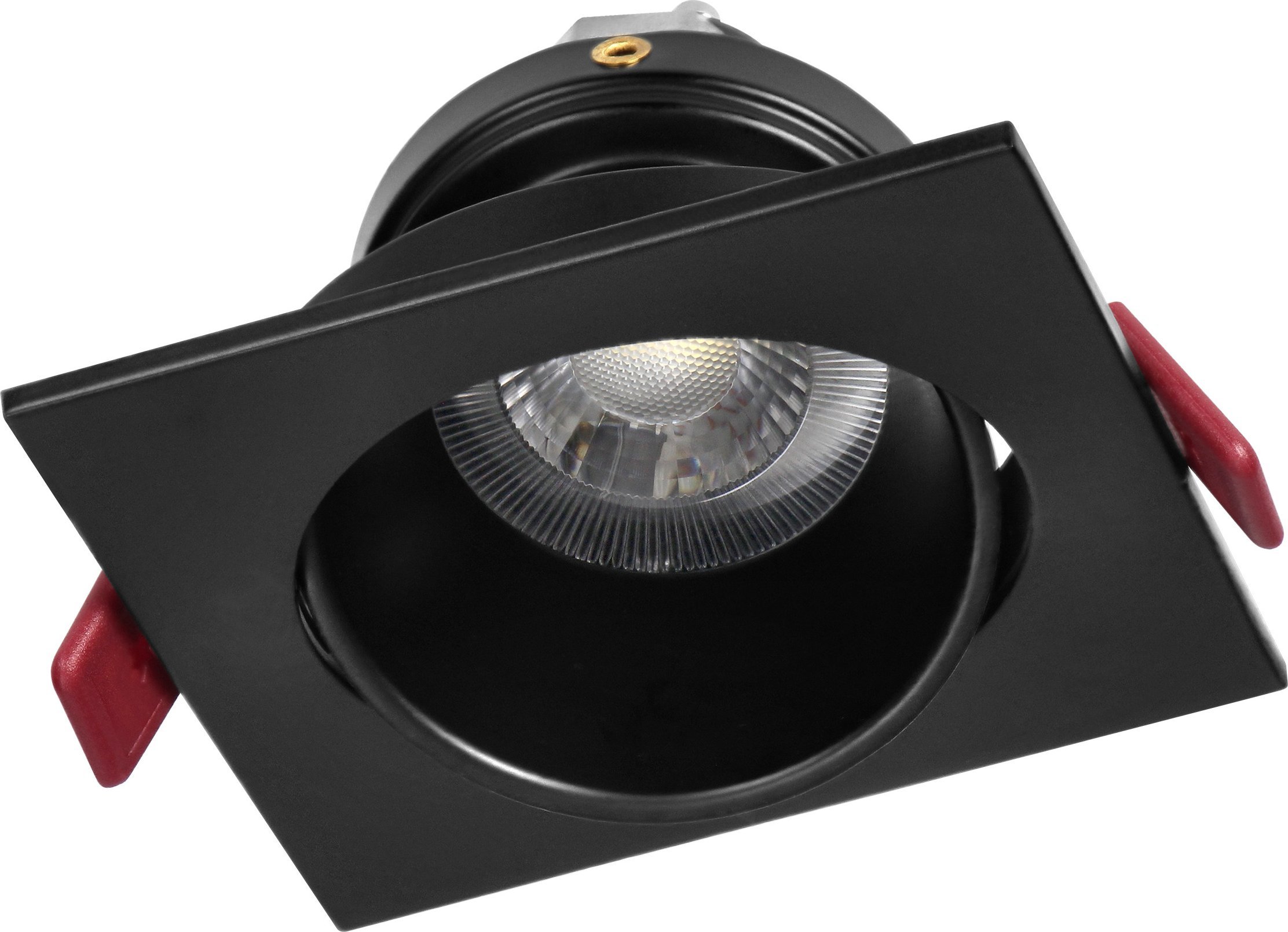 Orno FONDI SC ramka dekoracyjna oprawy punktowej, MR16/GU10 max. 50W, kwadrat, stała, aluminiowa, czarna