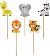 GoDan Świeczki pikery Zwierzaki, 5 szt. one size