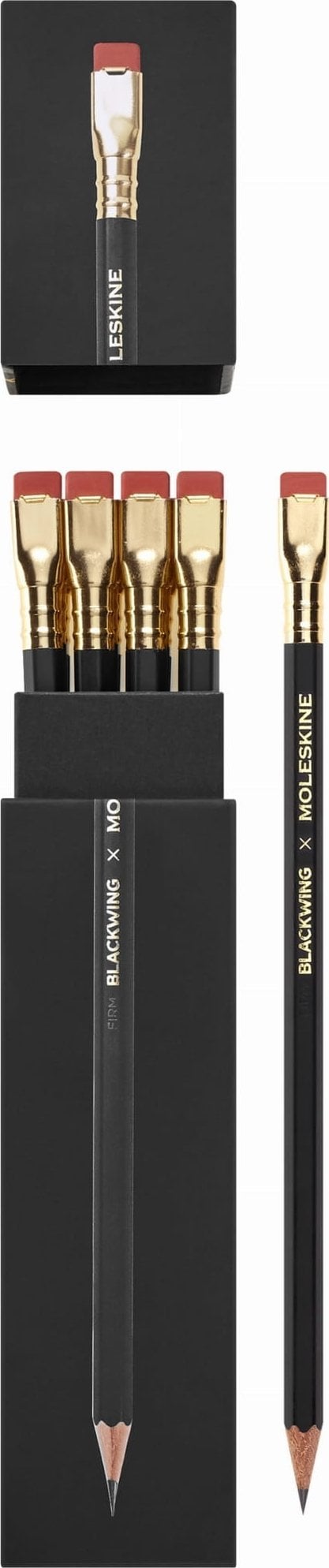 Moleskine Zestaw 12 twardych ołówków BLACKWING X MOLESKINE