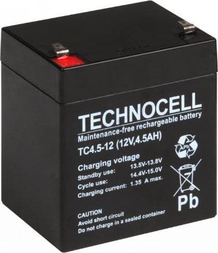 Technocell Akumulator AGM TECHNOCELL serii TC 12V 4,5Ah