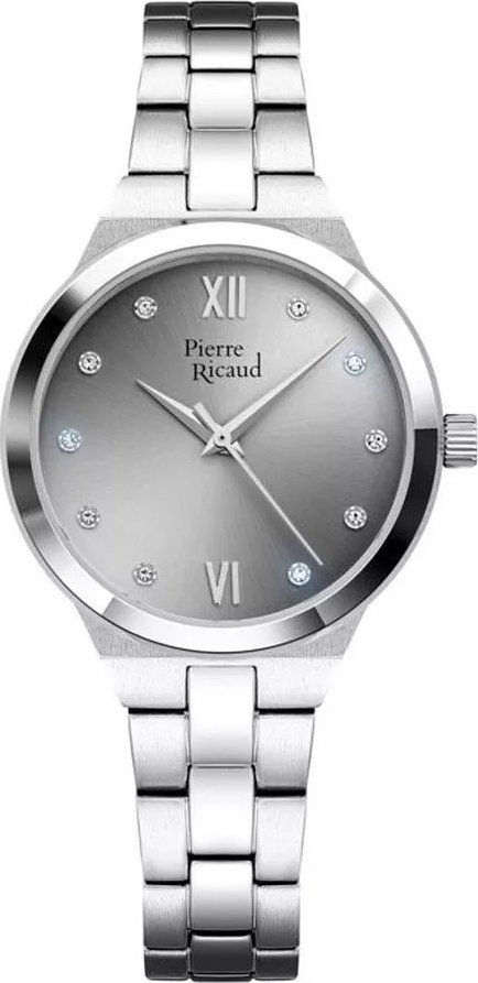 Zegarek damski Pierre Ricaud P22065.5187Q CYRKONIE srebrny