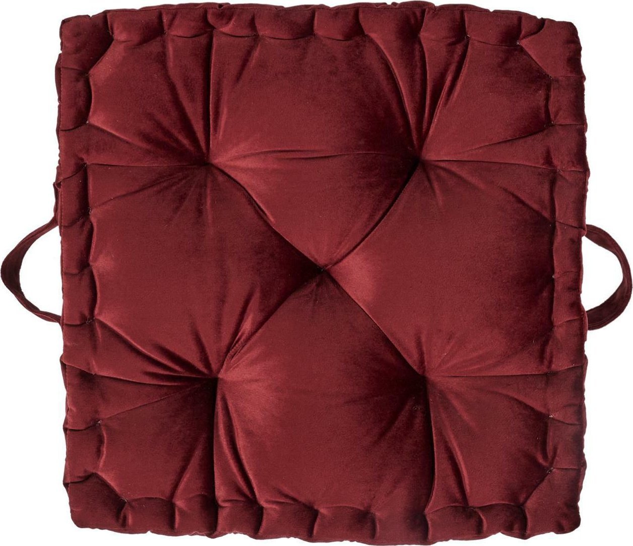 Intesi Poduszka gruba pikowana bordowa