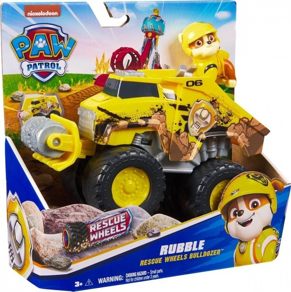 Spin Master PAW PATROL REASCURE POJAZD RUBBLE 6069304 WB2