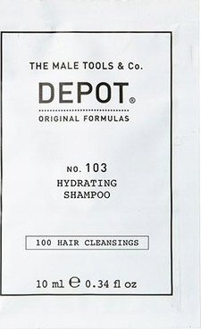 I love Depot, 100 Hair Cleansing No. 103, Pro-Vitamin B5, Hair Shampoo, For Hydration, 10 ml For Men