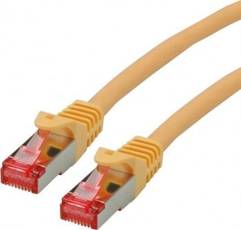 Roline ROLINE S/FTP Patchcord Cat.6 Component Level, LSOH, żółty, 1.0 m