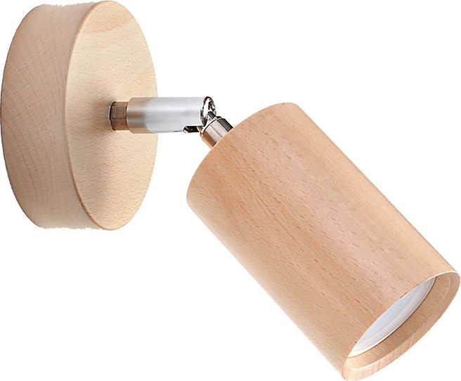 Kinkiet Lumes Drewniany kinkiet regulowany - EX642-Bers