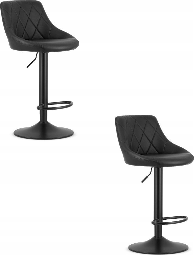 Leobert Hoker KAST - ekoskóra czarny / baza czarna x 2