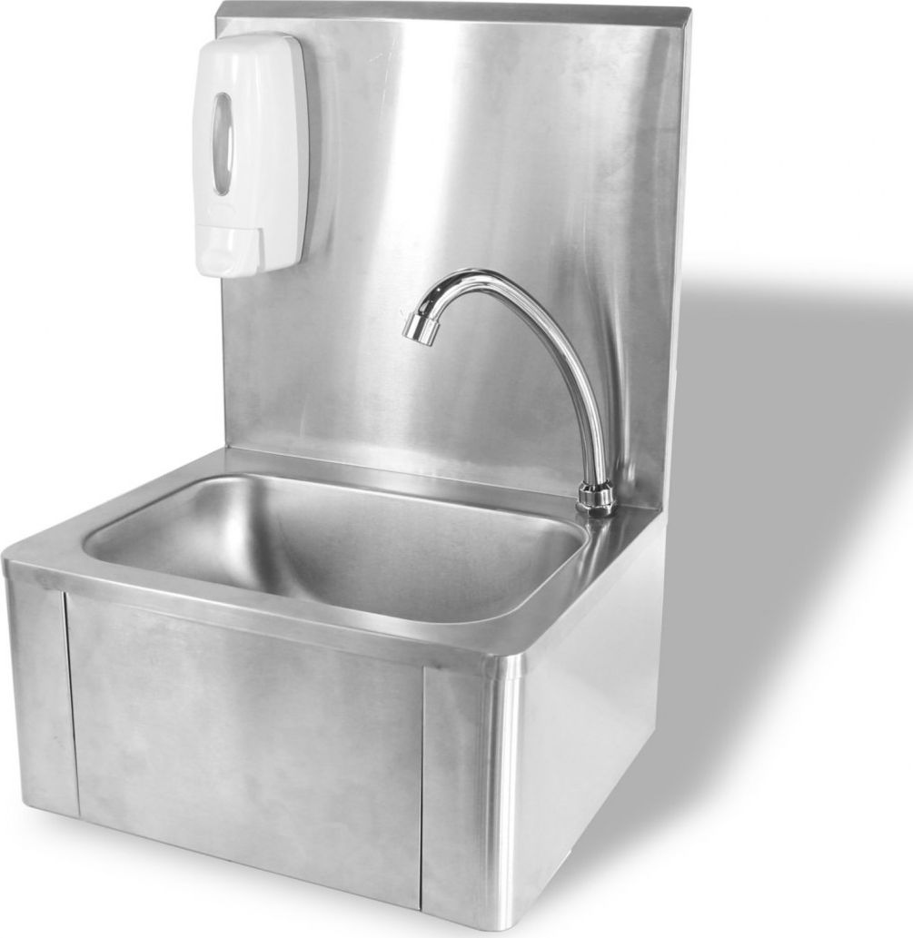 Umywalka Hendi Umywalka do rąk bezdotykowy kolanowy ze stali nierdzewnej