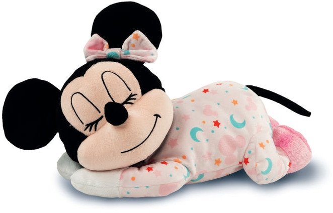 Pliušinis žaislas su garsais ir šviesomis Clementoni Minnie Relaxing Plush
