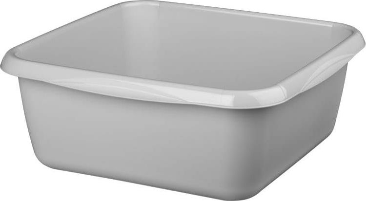 Galicja Miska plastikowa, kwadratowa Molly (7 L, szary)