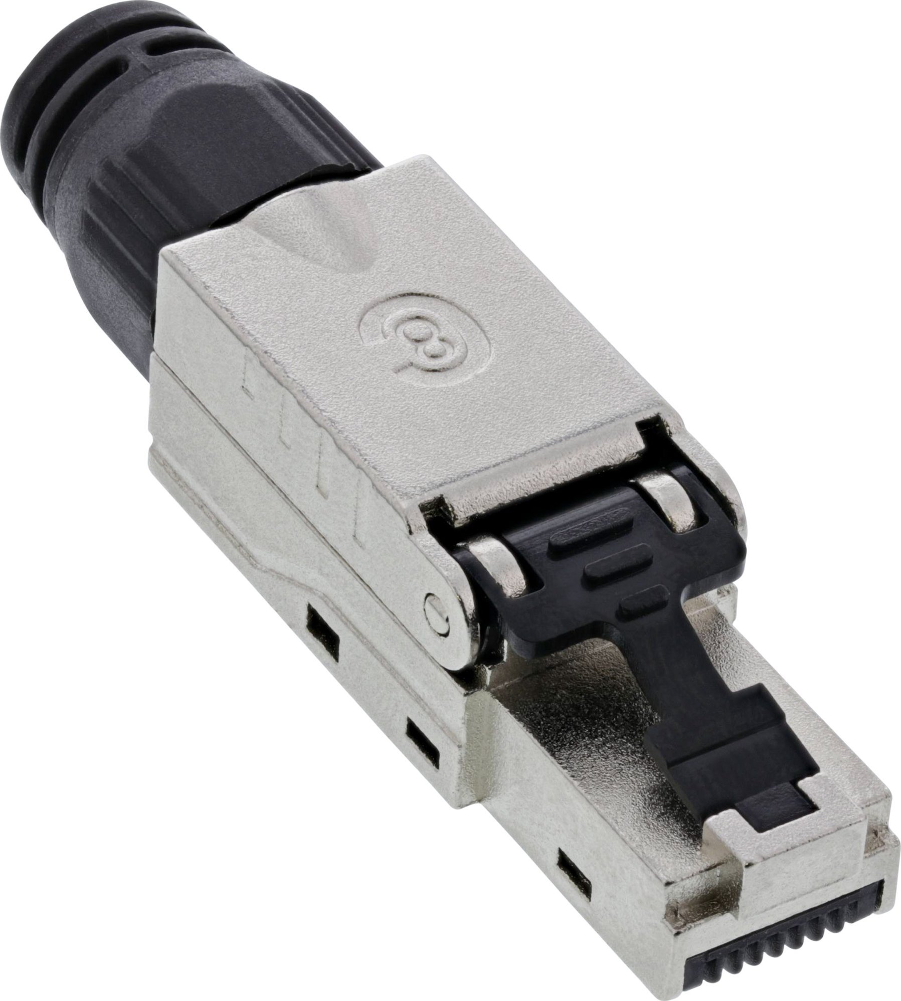 InLine InLine® RJ45 plug Cat.8.1 2000MHz, field-installable, shielded, with screw cap