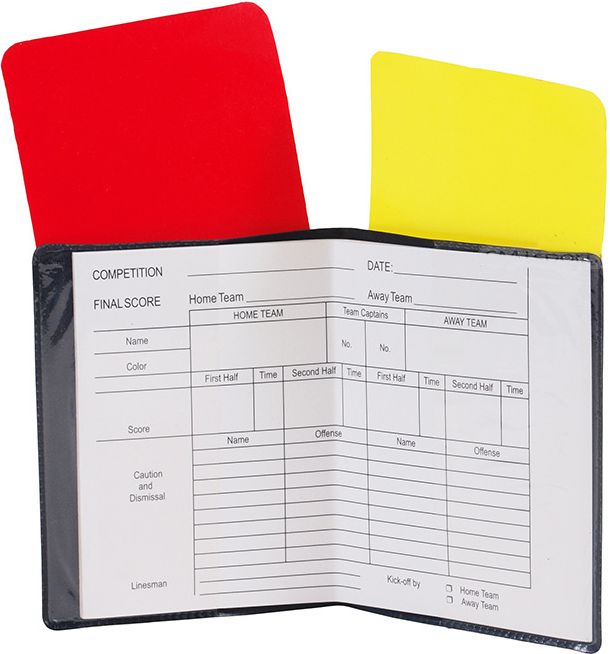 SMJ sport Kartki sędziowskie z notatnikiem (VRC-220)