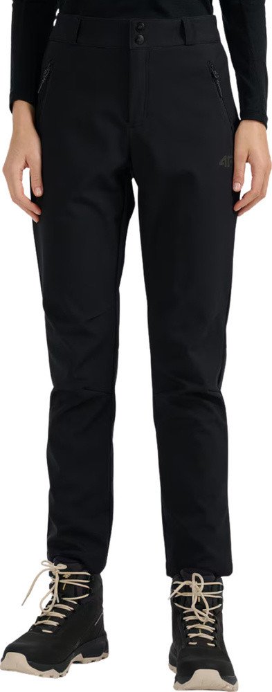4f Spodnie trekkingowe damskie softshell FNK F0988 czarne 4FWAW25TFTRF0988 20S M