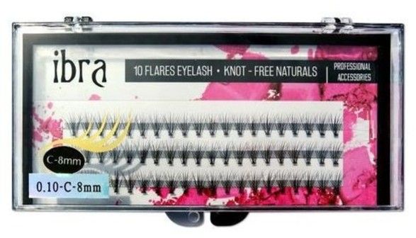 Ibra Kępki sztucznych rzęs 0,10 C 12mm