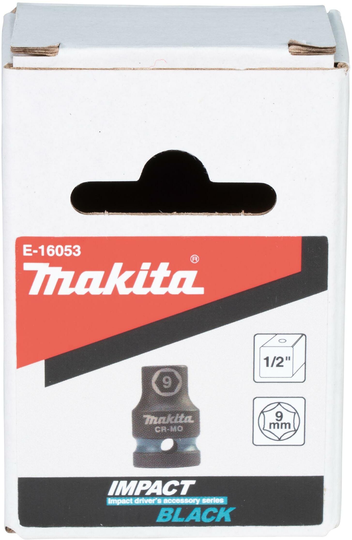 IMPACT SOCKET MAKITA 1/2 9 MM E-16053