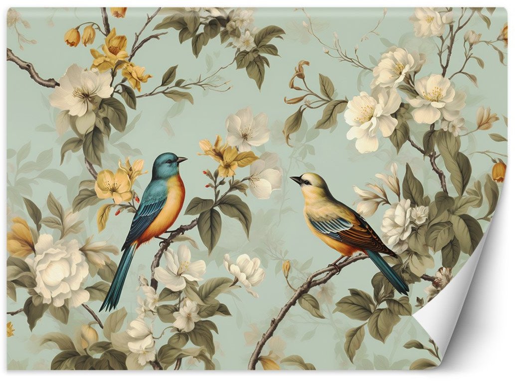 Fototapeta, Ptaki na gałęzi - 400x280