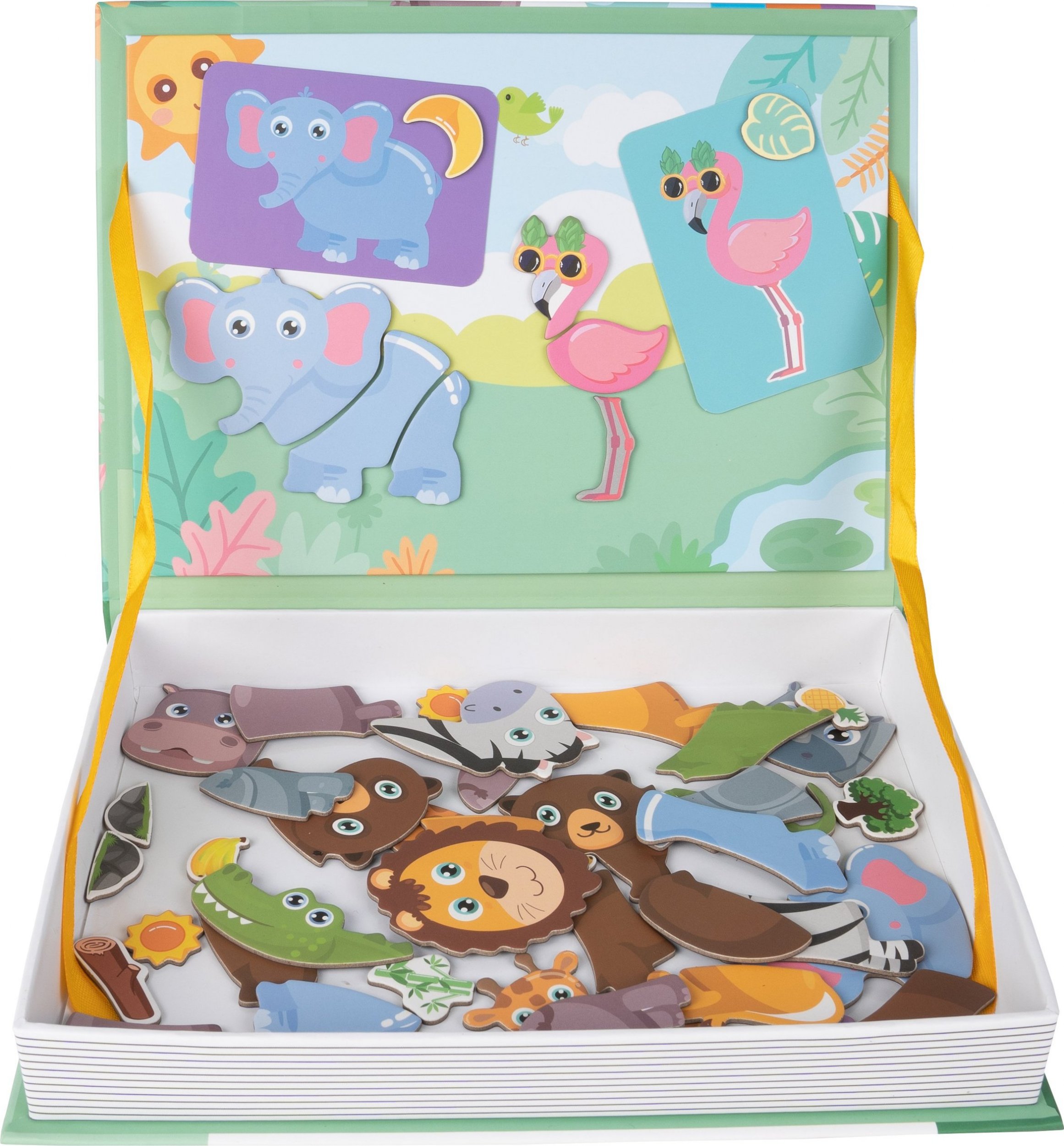 MalPlay Układanka Magnetyczna Puzzle Zwierzęta Montessori