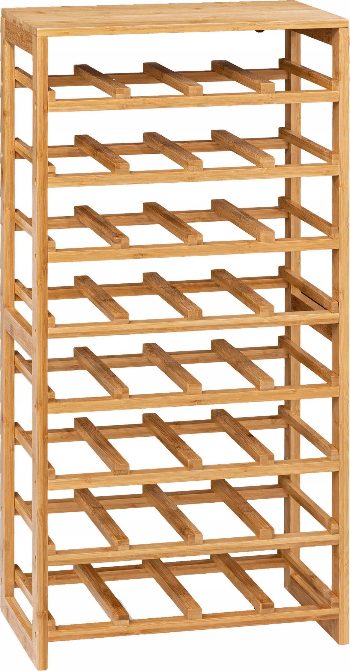 5five Regał na wino na 32 butelki, 45 x 24 x 89 cm