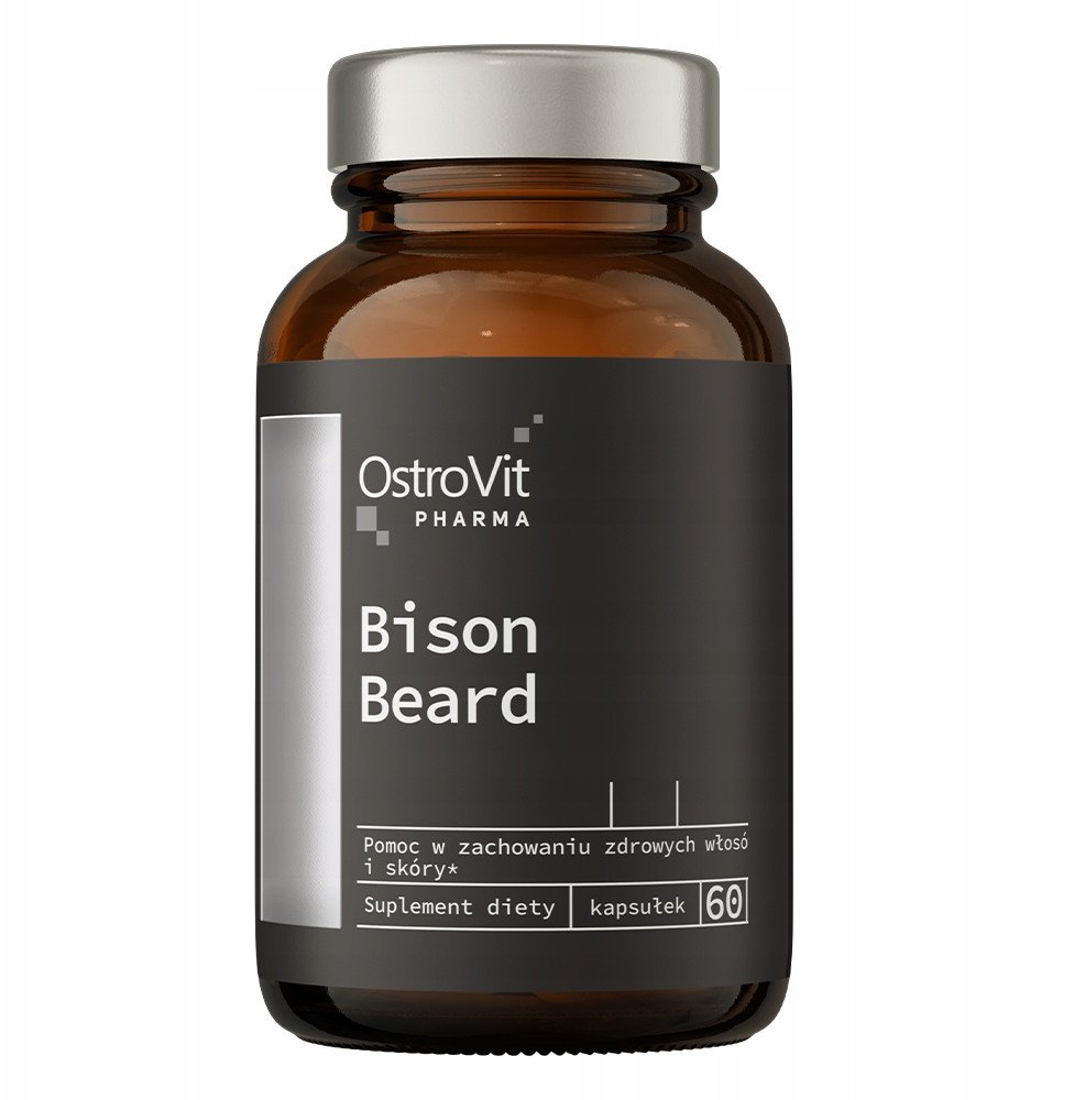 OstroVit Pharma Bison Beard 60 kapsułek ( zdrowa broda) one size