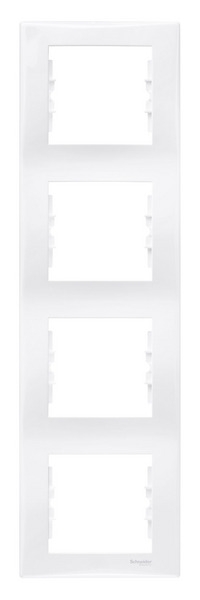 Schneider Electric Ramka poczwórna Sedna biała SDN5802021