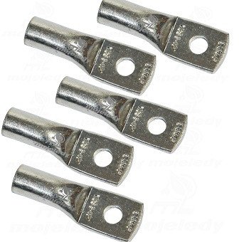 Końcówka oczkowa rurowa KCS CU 16mm M5 5szt ERKO