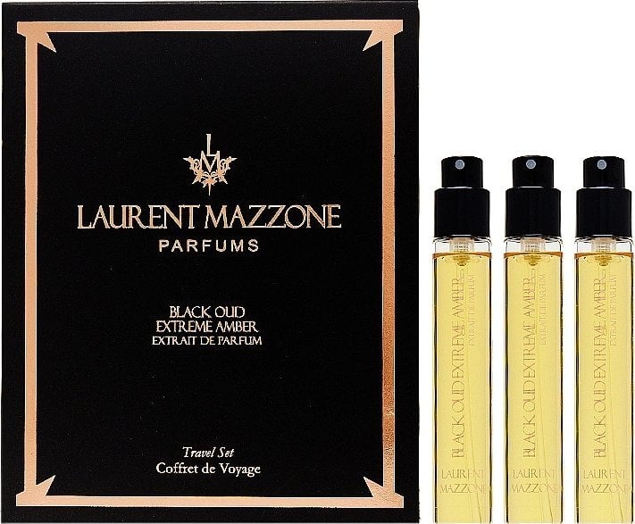 Histoires de Parfums Set, Laurent Mazzone, Black Oud Extreme Amber, Extrait De Parfum, Unisex, 3 pcs, 15 ml Unisex