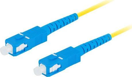 Lanberg PATCHCORD ŚWIATŁOWODOWY SM SC/UPC-SC/UPC SIMPLEX 3.0MM LSZH G657A1 2M ŻÓŁTY LANBERG