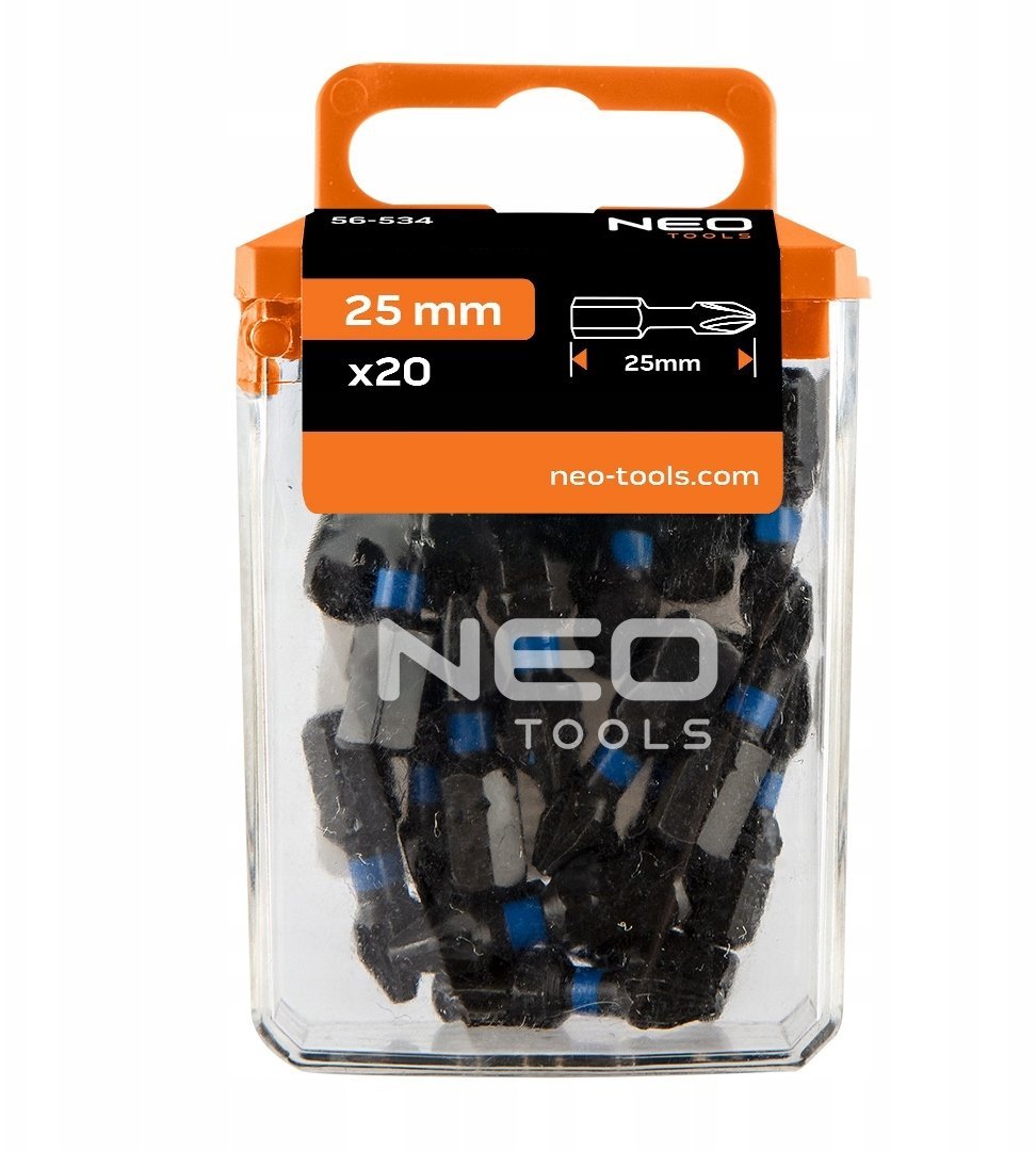 Bity udarowe PZ2 x 25 mm, 20 szt.