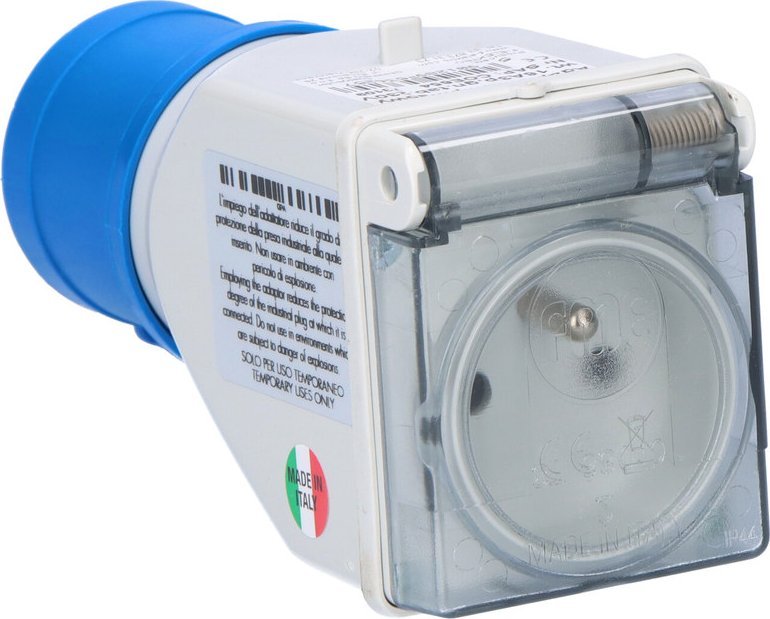 F-Elektro Adapter kempingowy - wtyk 16A 3p, gniazdo 230V IP44