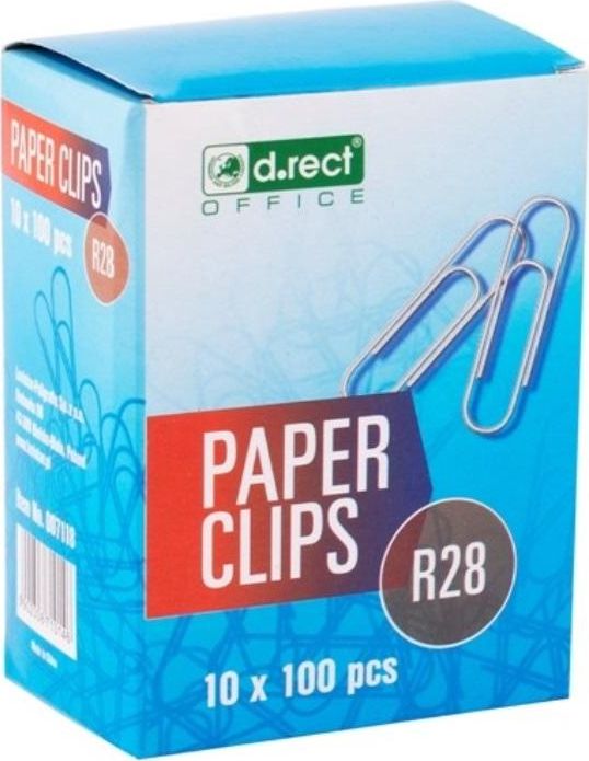 D.Rect Spinacze metalowe okrągłe 28mm a'100 D.RECT