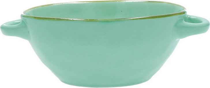 NPC Polska Rose&Tulipani Zestaw 4 misek do zupy z kamionki 2H 600 ml miętowy