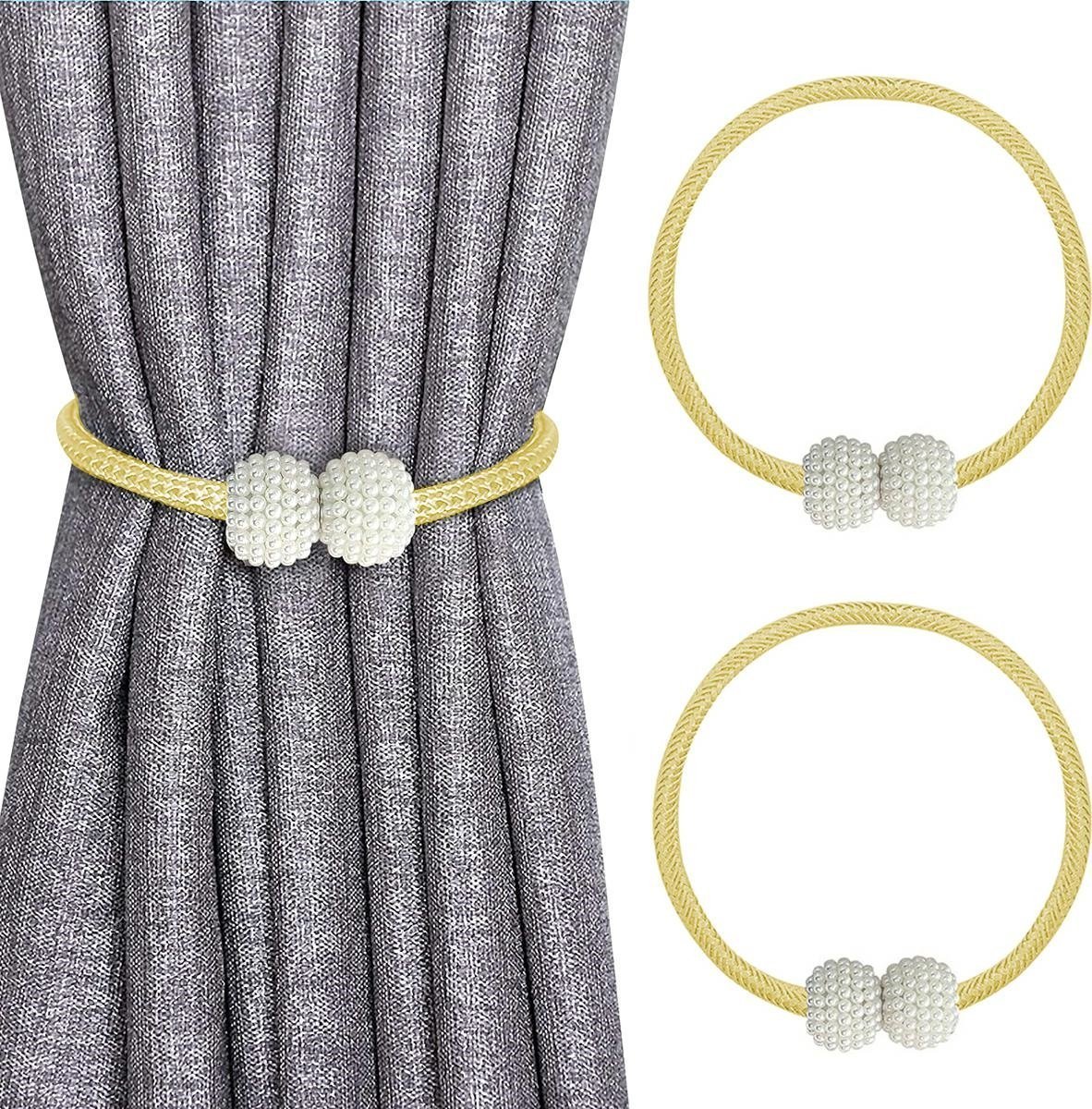 ATL AG701G Klamra do firan zasłon perła złoty