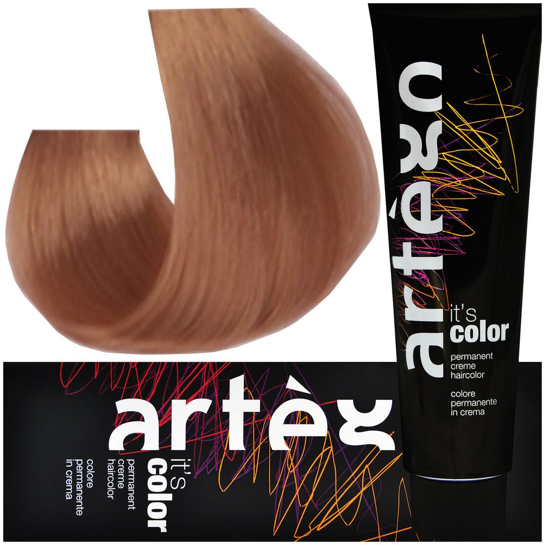 Artego Its Color Farba do włosów w kremie 150ml Jasny Delikatny Fioletowy Blond (8.02-8NV )