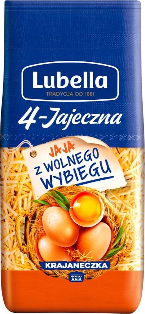 Lubella Lubella 4-Jajeczna Makaron krajaneczka 200 g