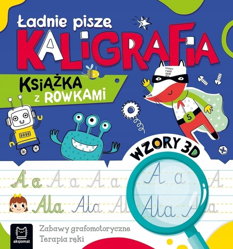 Ładnie piszę Kaligrafia Książka z rowkami 40751