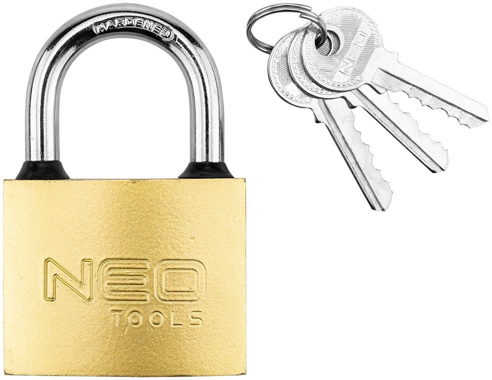 Kłódka 60 mm, 3 klucze