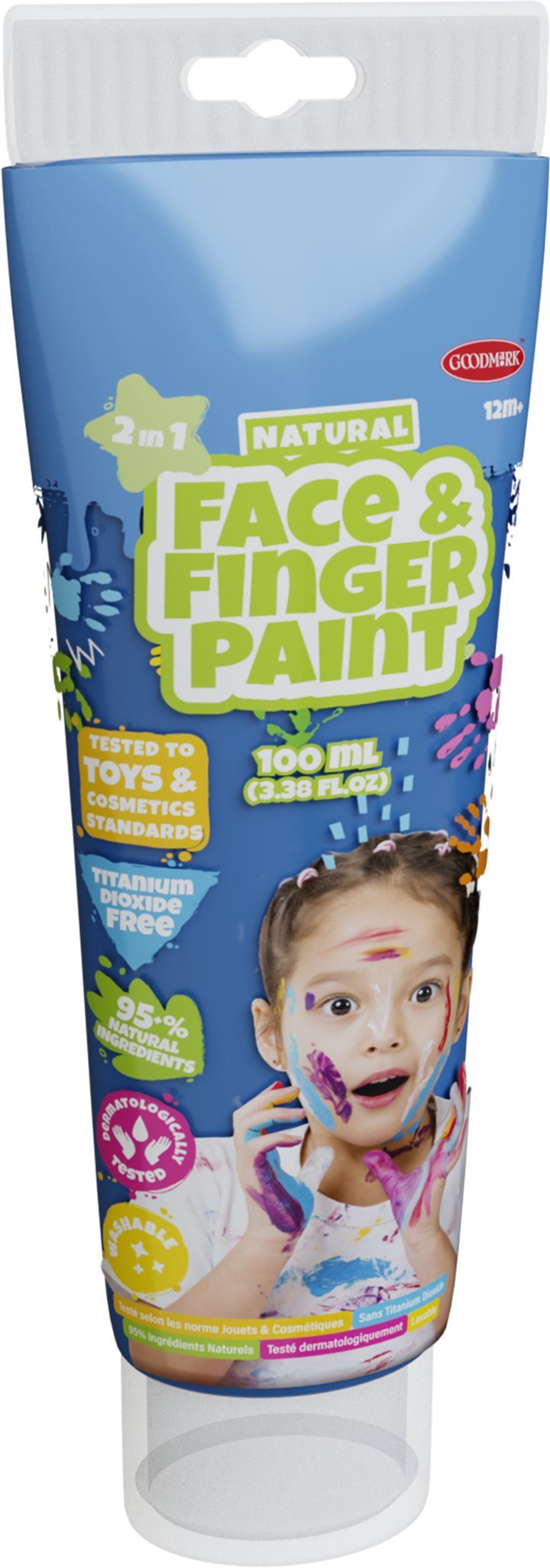 BOTI NATURAL farba d/mal palcami NIEB 100ml 38579