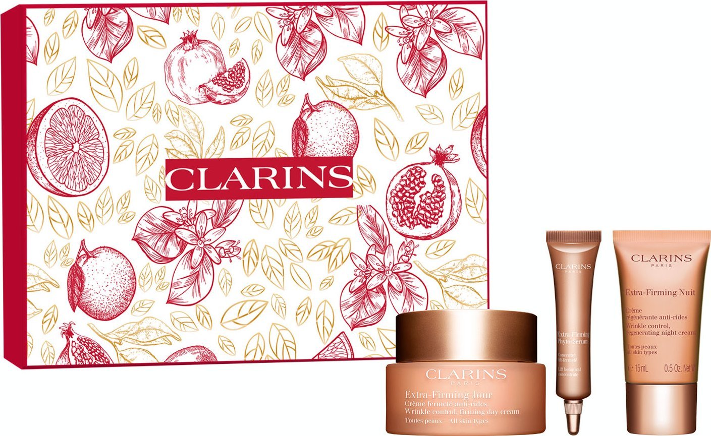 Clarins CLARINS SET (EXTRA FIRMING DAY CREAM 50ML + EXTRA FIRMING SERUM 10ML + EXTRA FIRMING NIGHT CREAM 15ML)