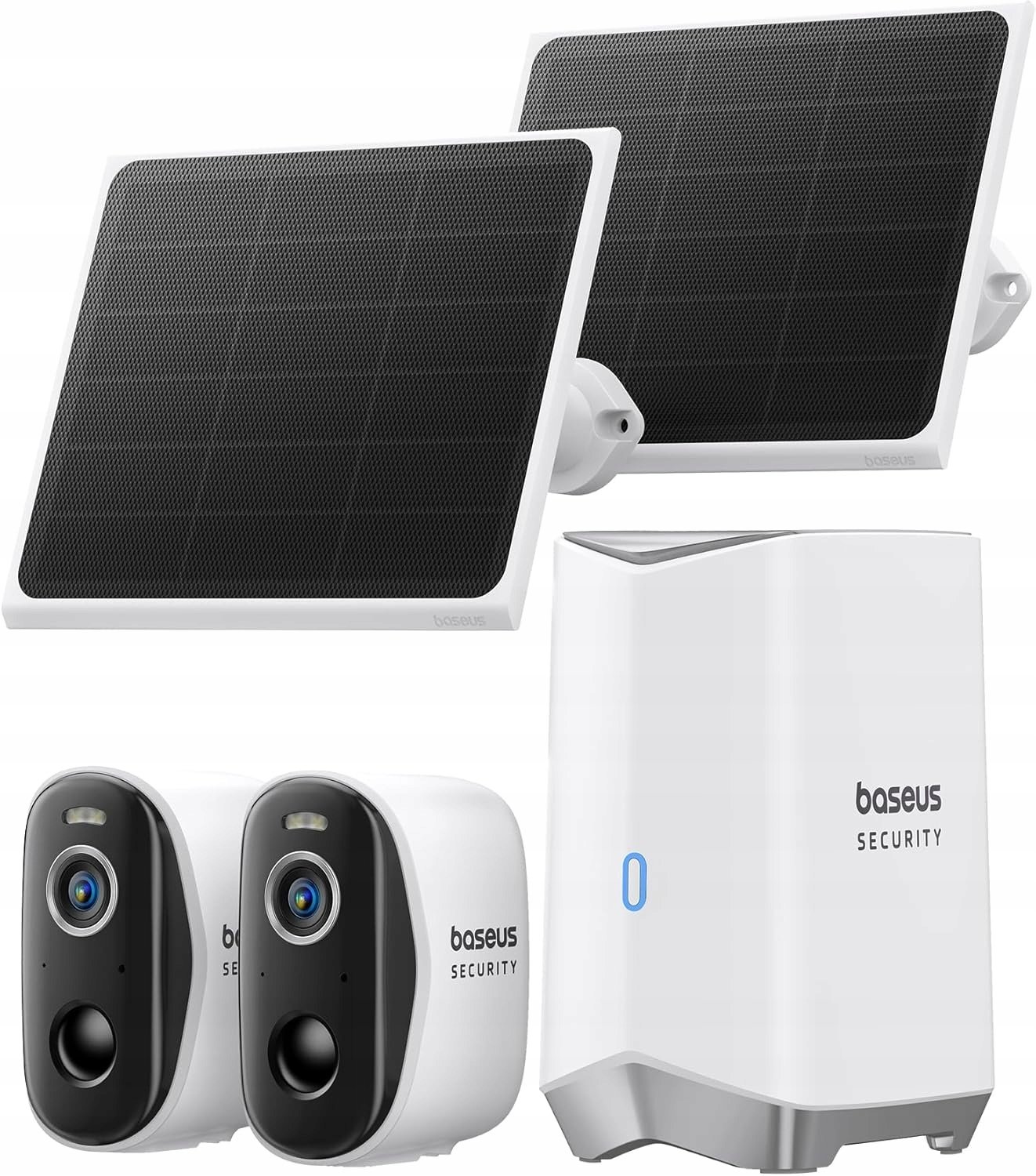 Kamera IP Zhejiang Baseus Security N1-2 Zestaw kamer monitorujących z panelami słonecznymi 16GB eMMC