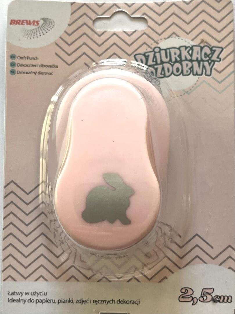 BREWIS Dziurkacz ozdobny dziurkacz w kształcie królika 2.5cm