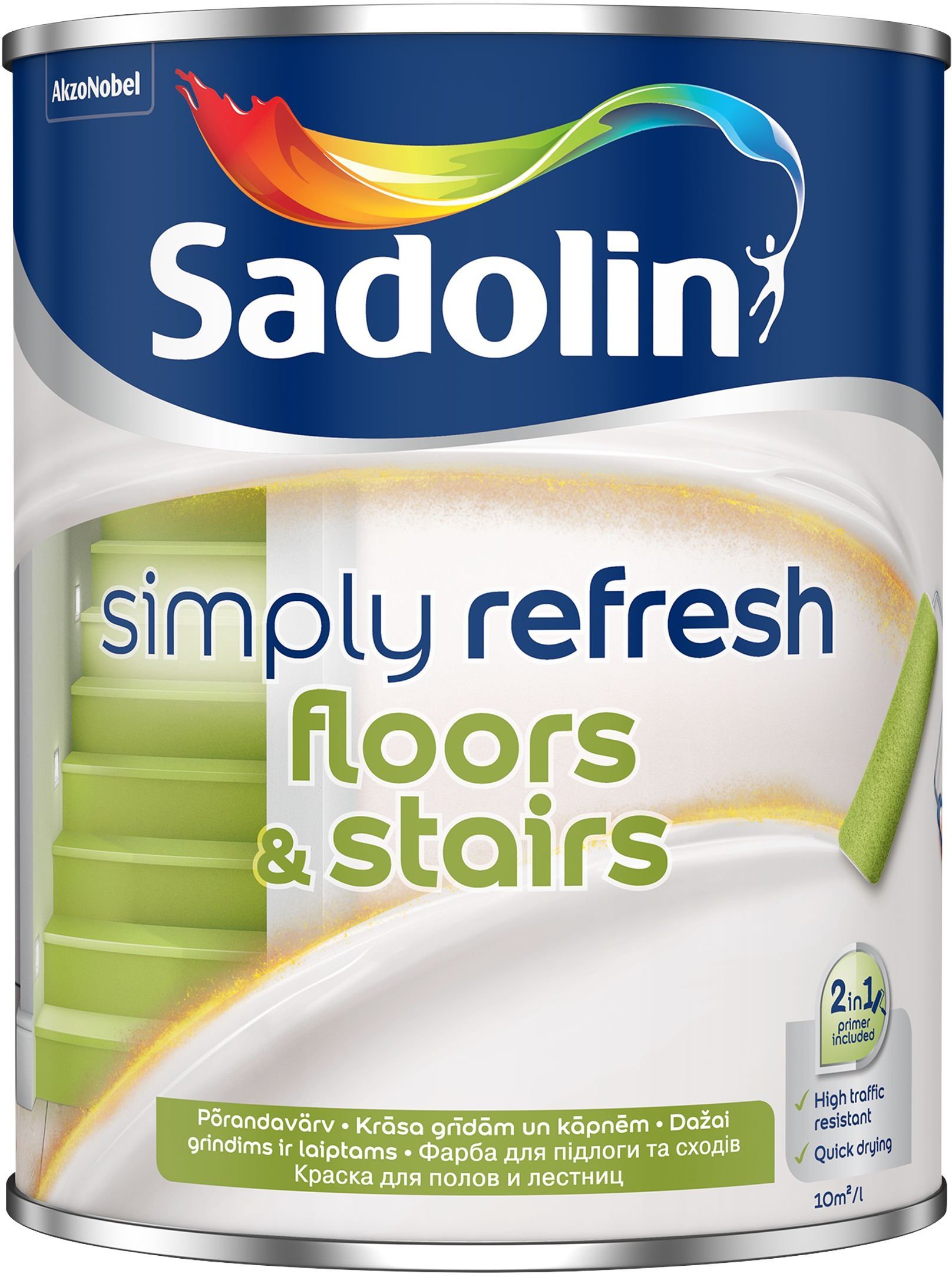 PAINT SIMP REFRESH FLOORS&STAIRS BW 0.9L