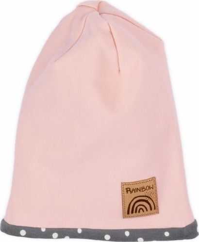 NICOL Czapka Rainbow Nicol róż 68-74