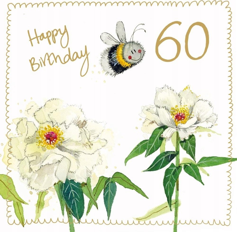 Teka Karnet Urodziny 60 S546 Pszczółka